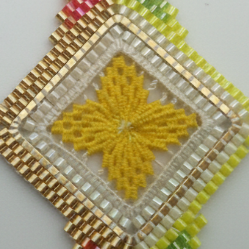 Boucles d'oreilles - Jaune or brodandchic